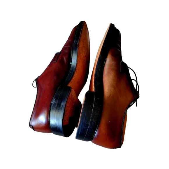 Allen Edmonds Shell Cordovan Leather Leeds Derby Men\'s Brown Shoes Size 7 main image 11
